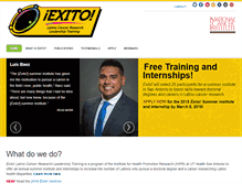 Tablet Screenshot of exitotraining.org